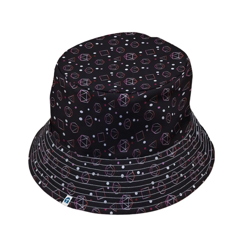 Lesbian Pride Flag DND Dice Bucket Hat