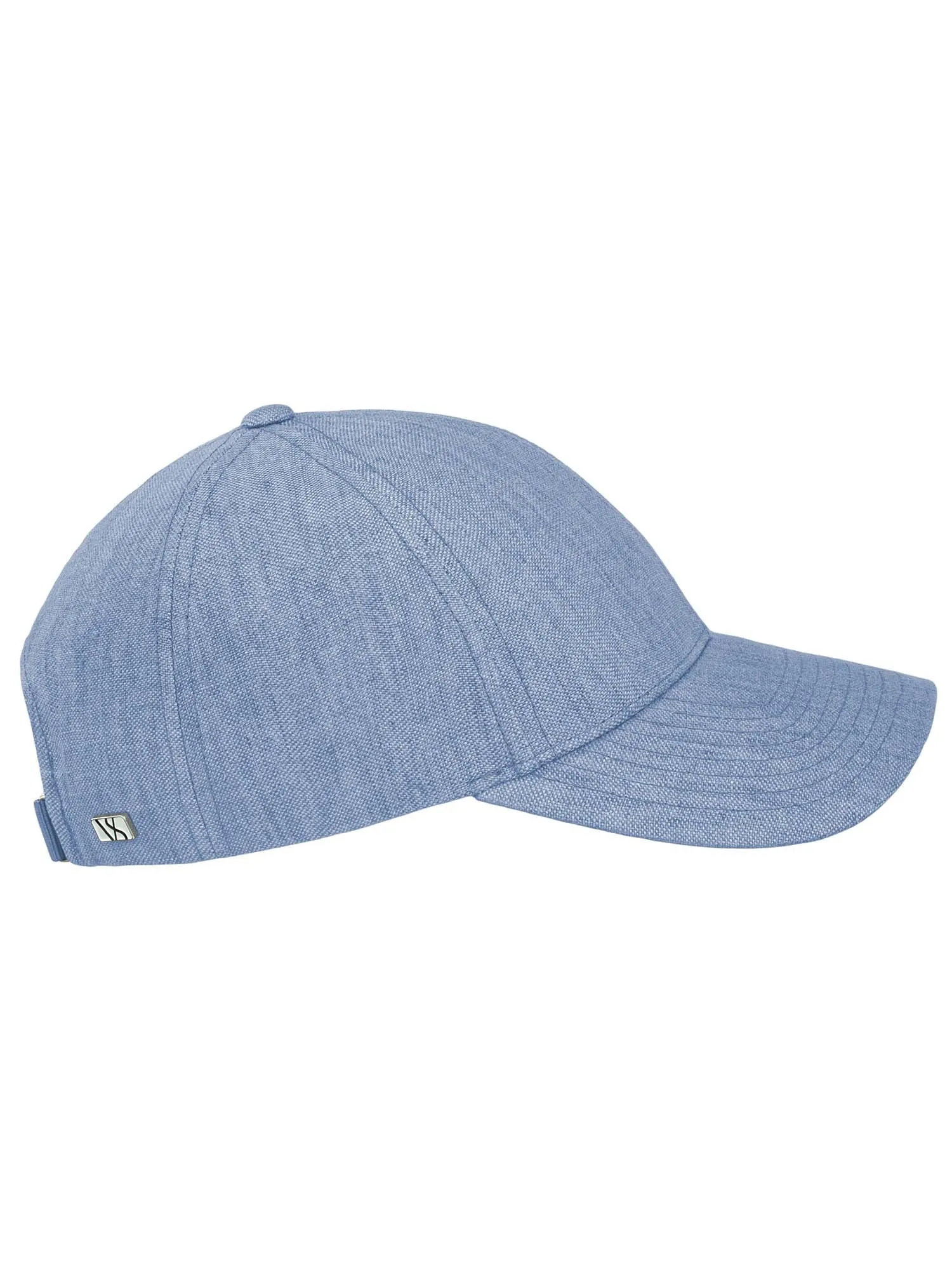 Linen Structured Cap Azure Blue