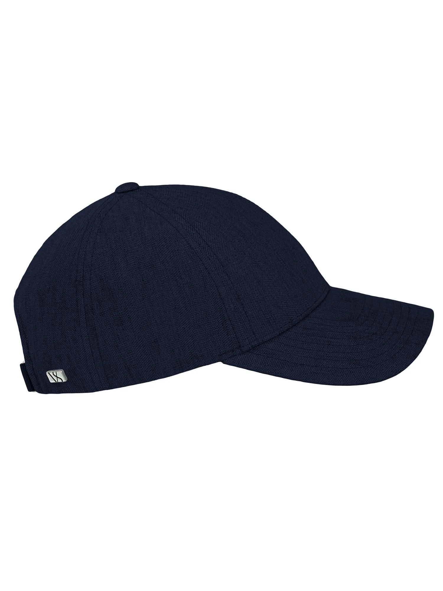 Linen Structured Cap Deep Sea Navy
