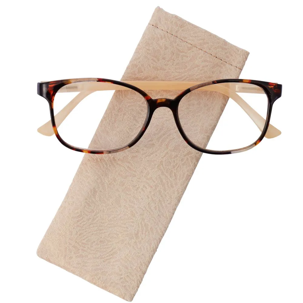 Lira Reading Glasses: Pink Tortoise