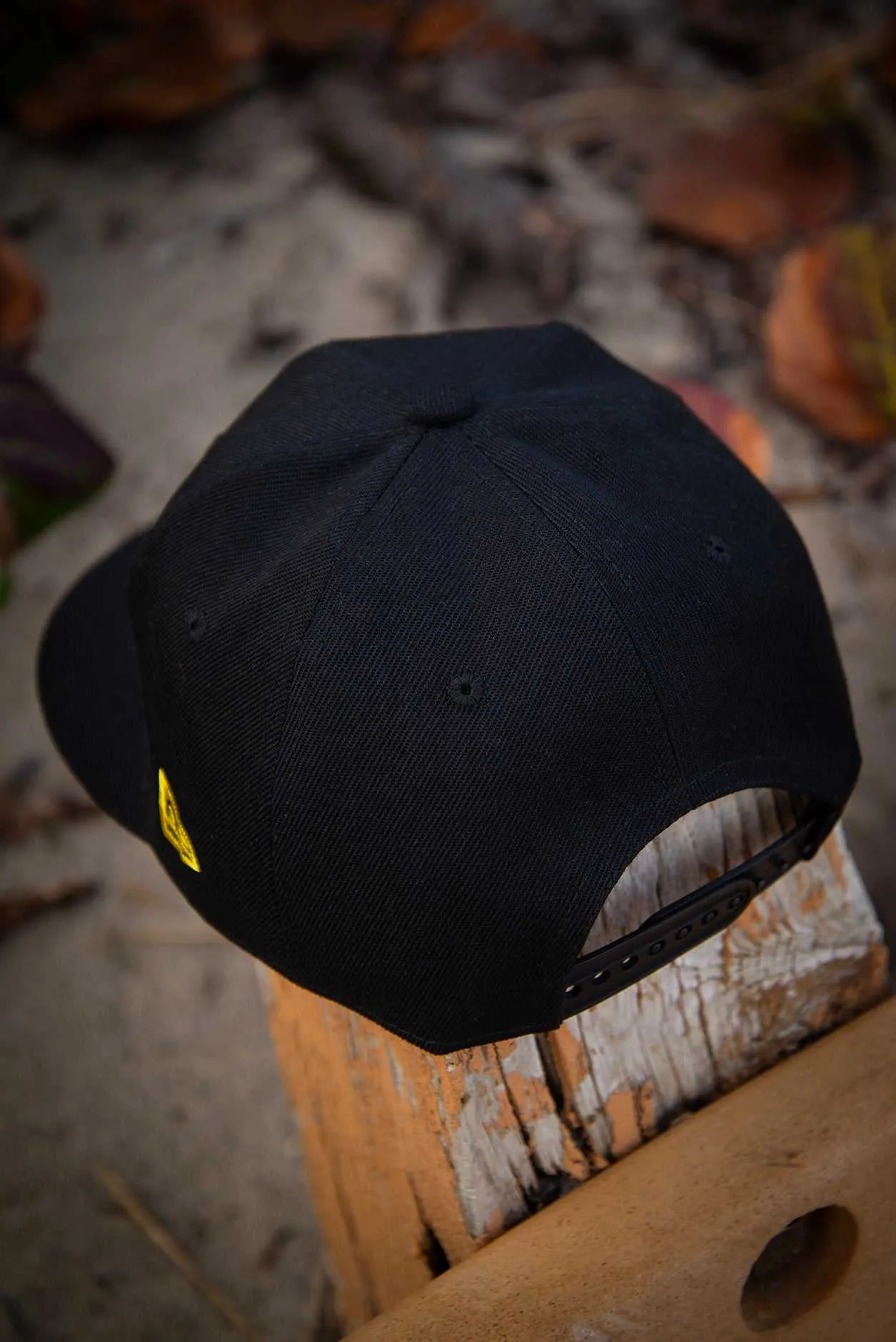 Los Angeles Lakers Gold Black Drip 9Fifty New Era Fits Snapback Hat