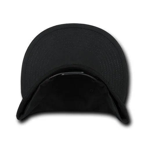 Lot of 12 Decky Cotton Snapback Hats Flat Bill Caps Bulk