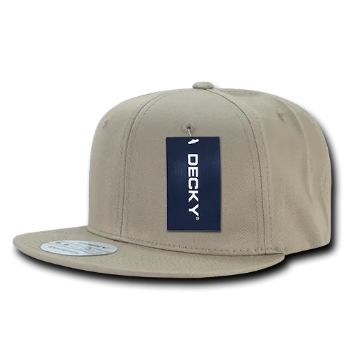Lot of 12 Decky Cotton Snapback Hats Flat Bill Caps Bulk