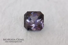 Lovely Light Purple Spinel 2.15 ct square cut