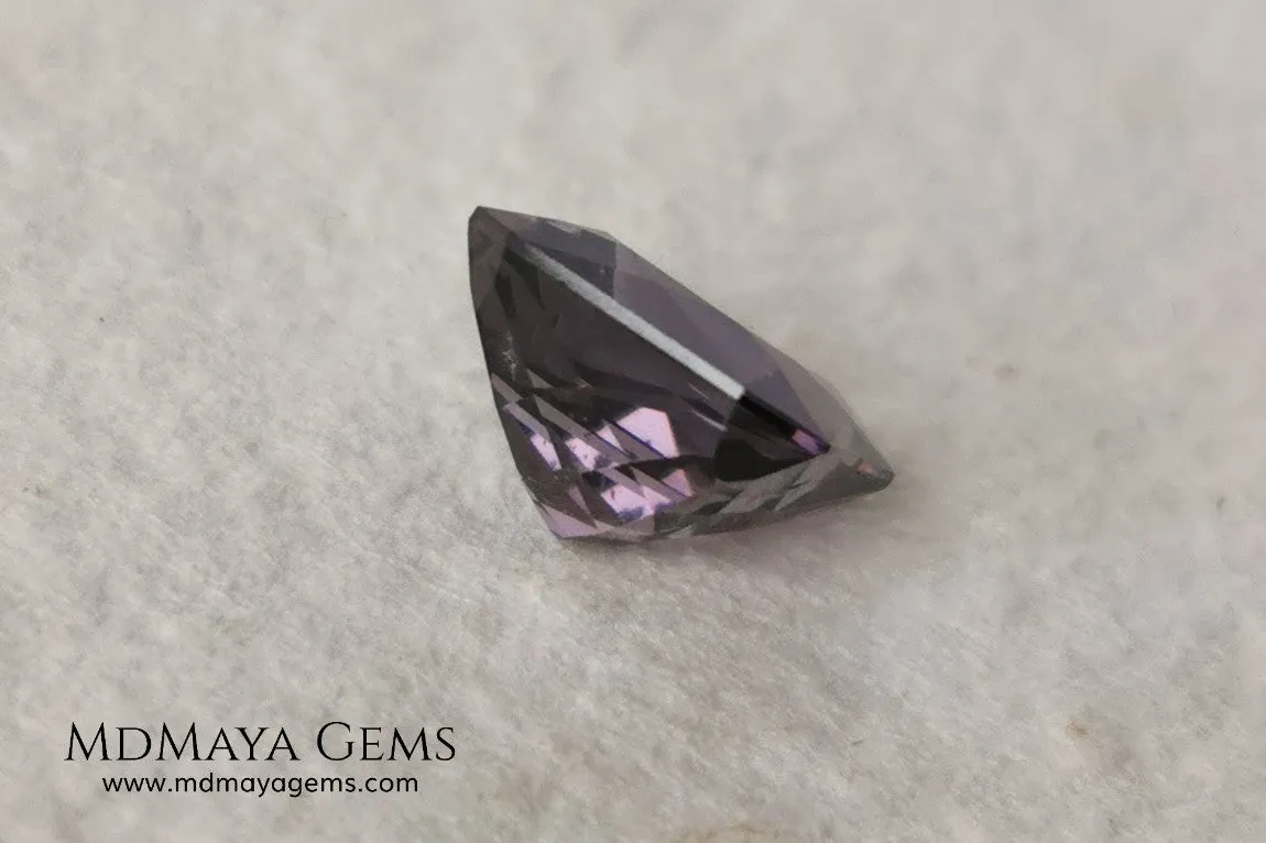 Lovely Light Purple Spinel 2.15 ct square cut