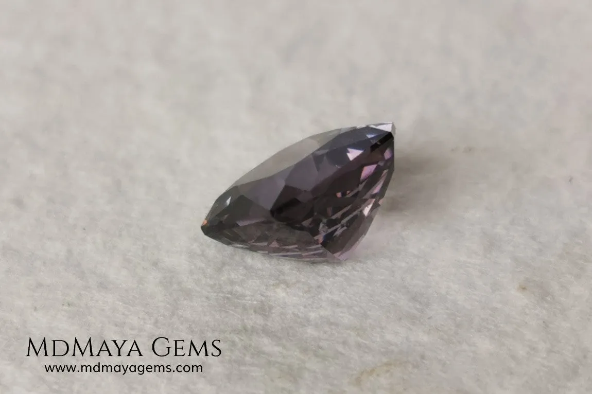 Lovely Light Purple Spinel 2.15 ct square cut