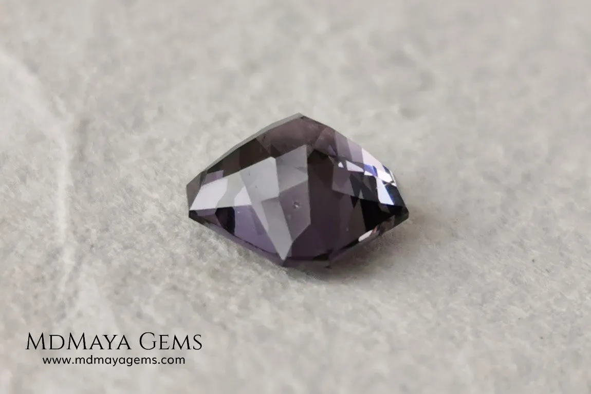 Lovely Light Purple Spinel 2.15 ct square cut