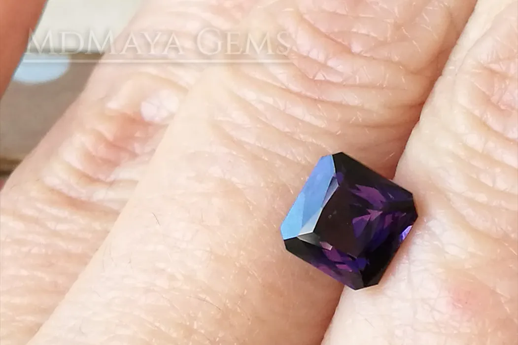 Lush Dark Purple Spinel 2 20 ct