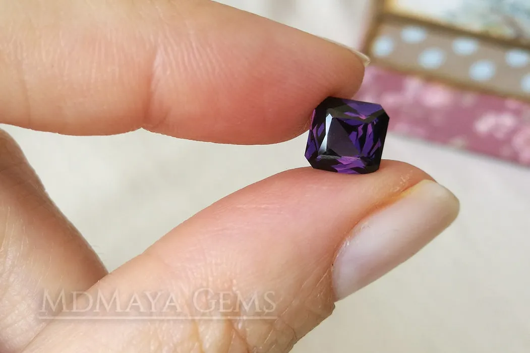 Lush Dark Purple Spinel 2 20 ct