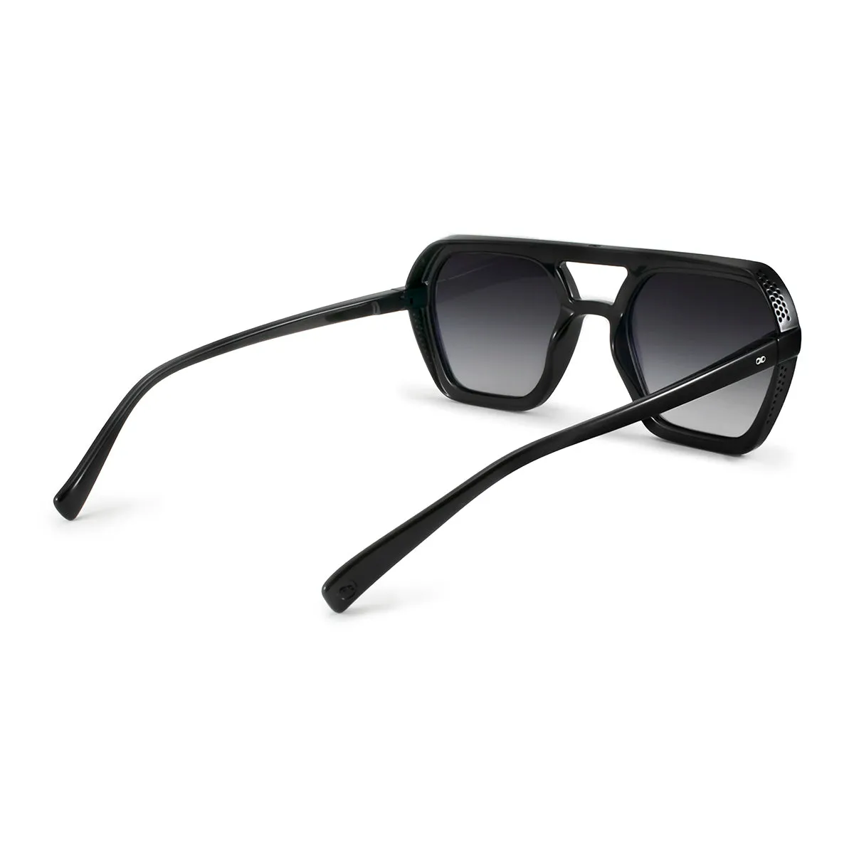 Lyon - Black Shiny - Grey Gradient Lens