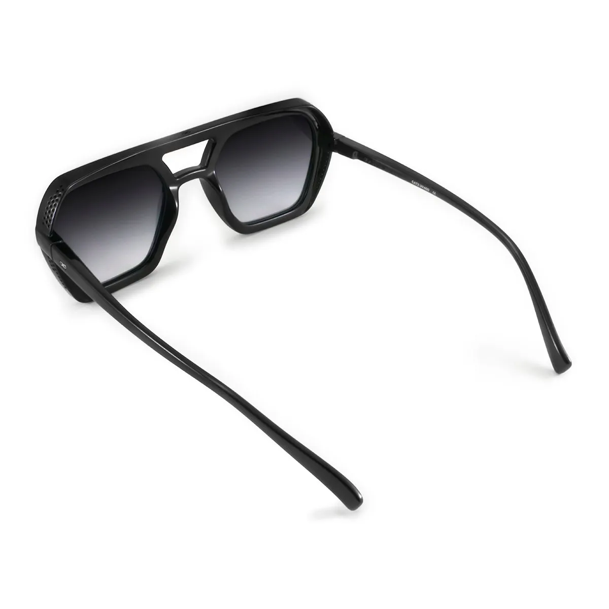 Lyon - Black Shiny - Grey Gradient Lens