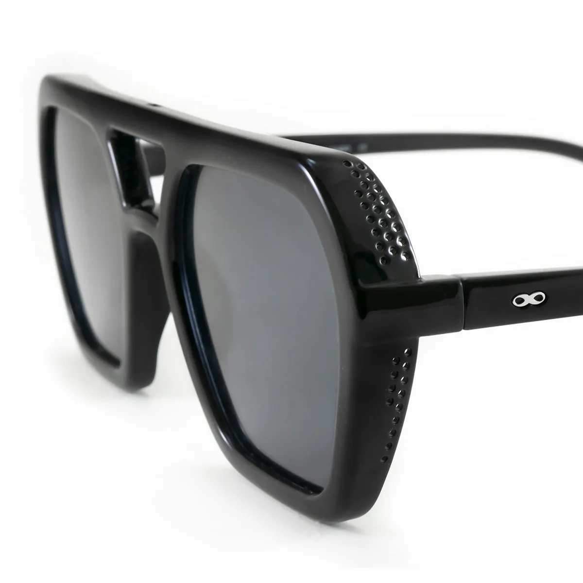 Lyon - Black Shiny - Grey Polarized Lens