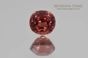 Magnificent Rich Orange - Red Spinel. Cushion Cut. 1.22 ct.