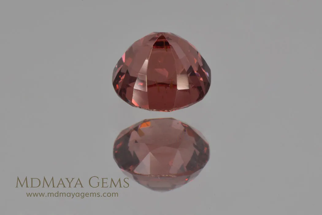 Magnificent Rich Orange - Red Spinel. Cushion Cut. 1.22 ct.