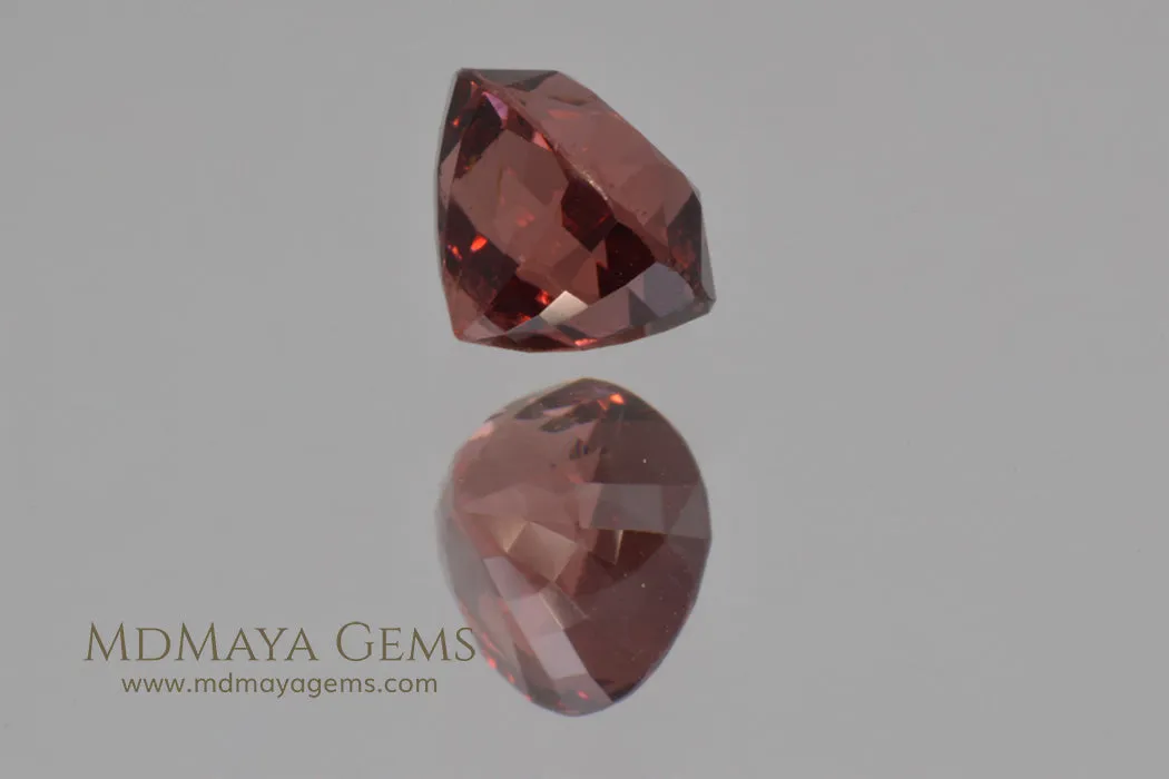 Magnificent Rich Orange - Red Spinel. Cushion Cut. 1.22 ct.