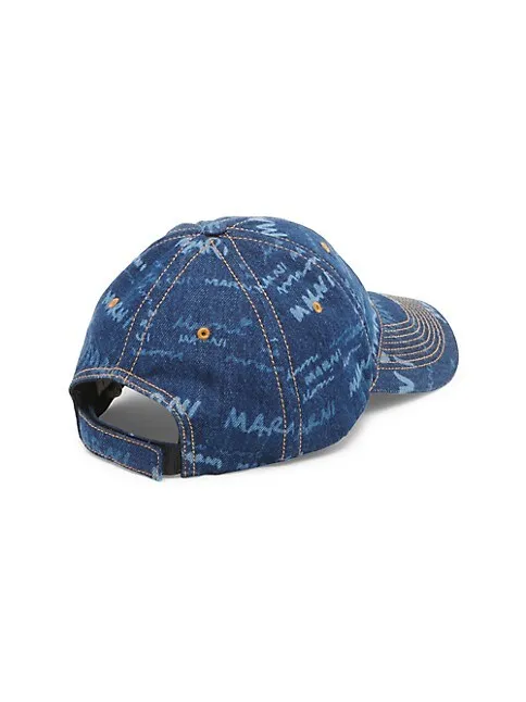 Marni Megamarni Cotton Denim Hat