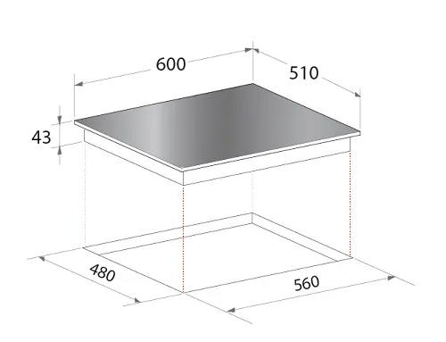 Mayer MMSS633 60 Cm 3 Burner Stainless Steel Gas Hob