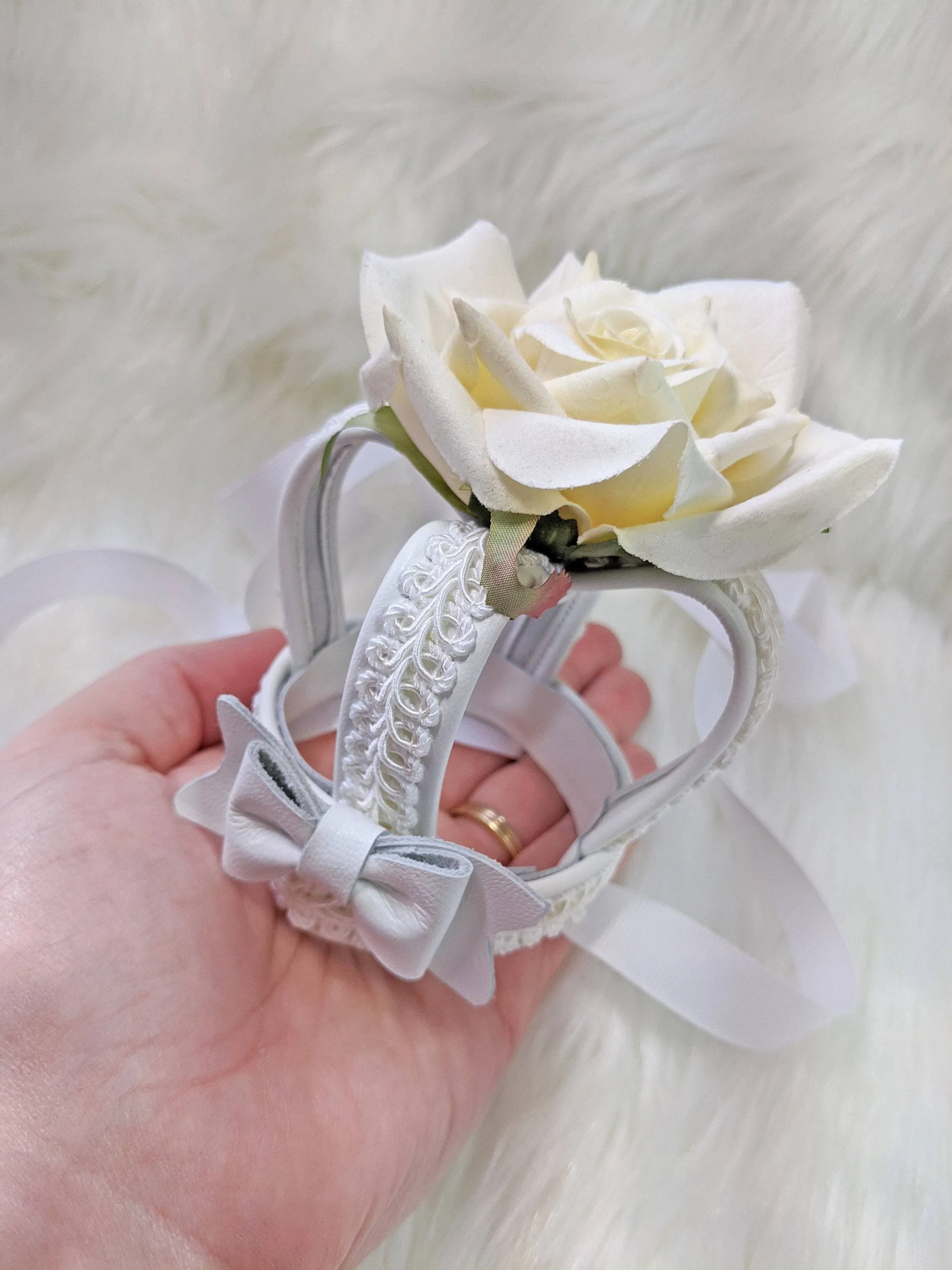 Miniature Pink Spiked Leather Crown
