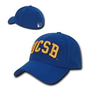 NCAA UCSB University Of Cal Santa Barbara Low Constructed Flex Acrylic Caps Hat