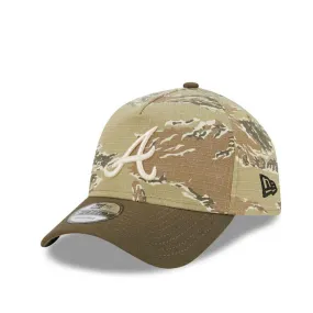 New Era ATL Braves 2-Tone Tiger Camo A-Frame Snapback - Tiger Camo