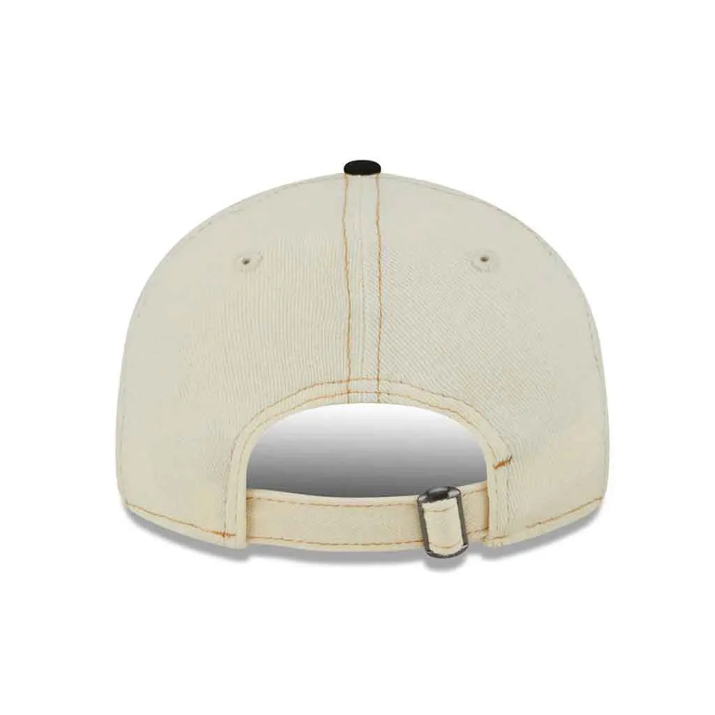 New Era ATL Braves Retro Crown Chrome Adjustable - Cream/Denim