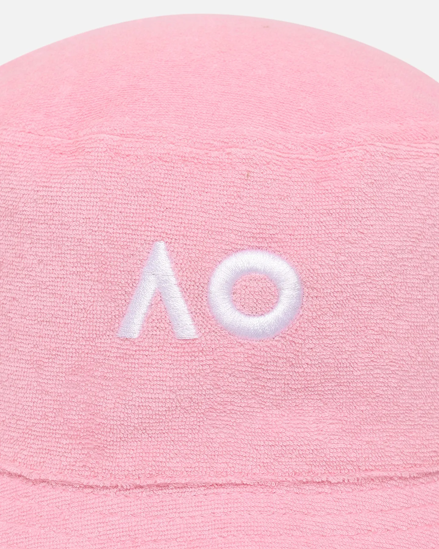 New Era Australian Open '25 Reversible Terry Bucket Hat Pastel Pink