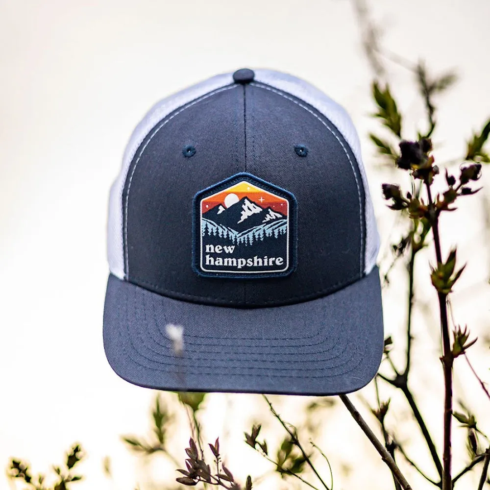 NH Patch Cap- Navy/White Mesh