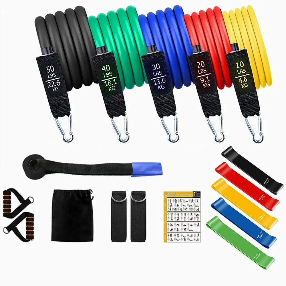 OB 16Pcs Resistance Bands Set Expander