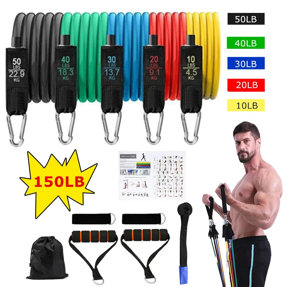 OB 16Pcs Resistance Bands Set Expander
