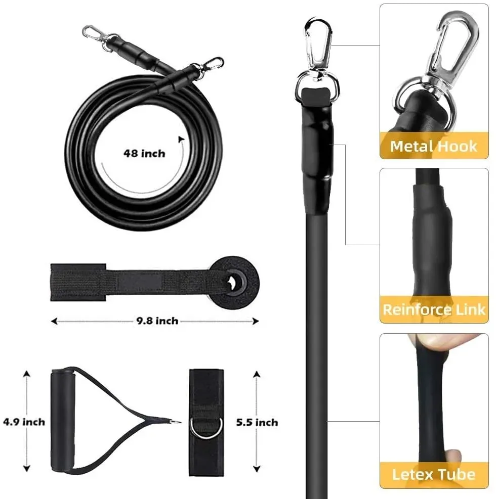 OB 16Pcs Resistance Bands Set Expander