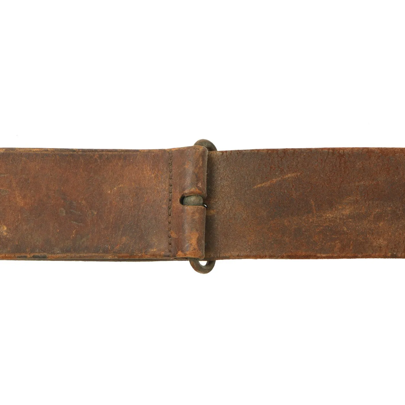 Original British Victorian Boer War Era Royal Canadian Artillery Officers Leather Belt