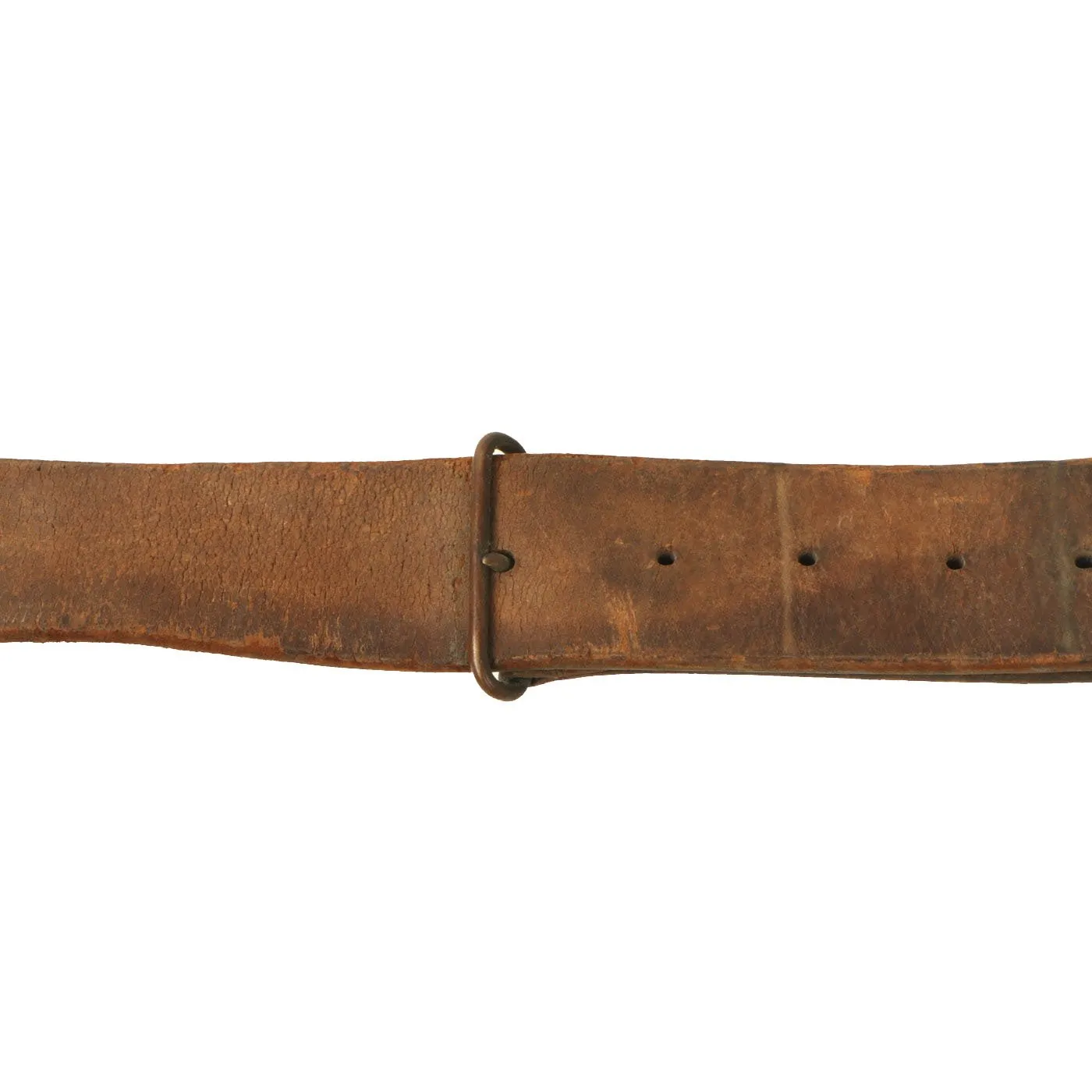 Original British Victorian Boer War Era Royal Canadian Artillery Officers Leather Belt