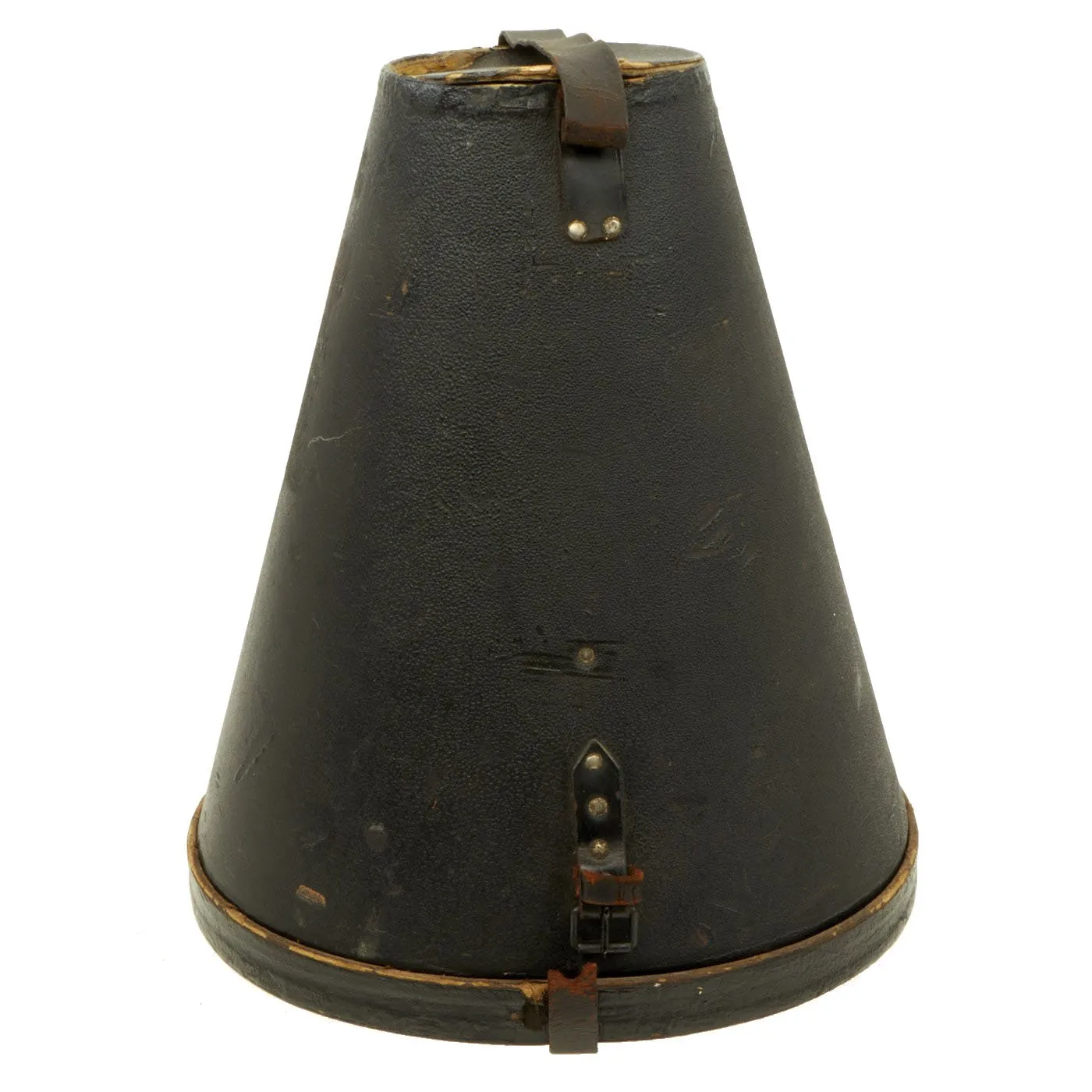 Original Magnificent Swedish Named Royal Guard M1845 Pickelhaube Spiked Leather Helmet with Transit Case
