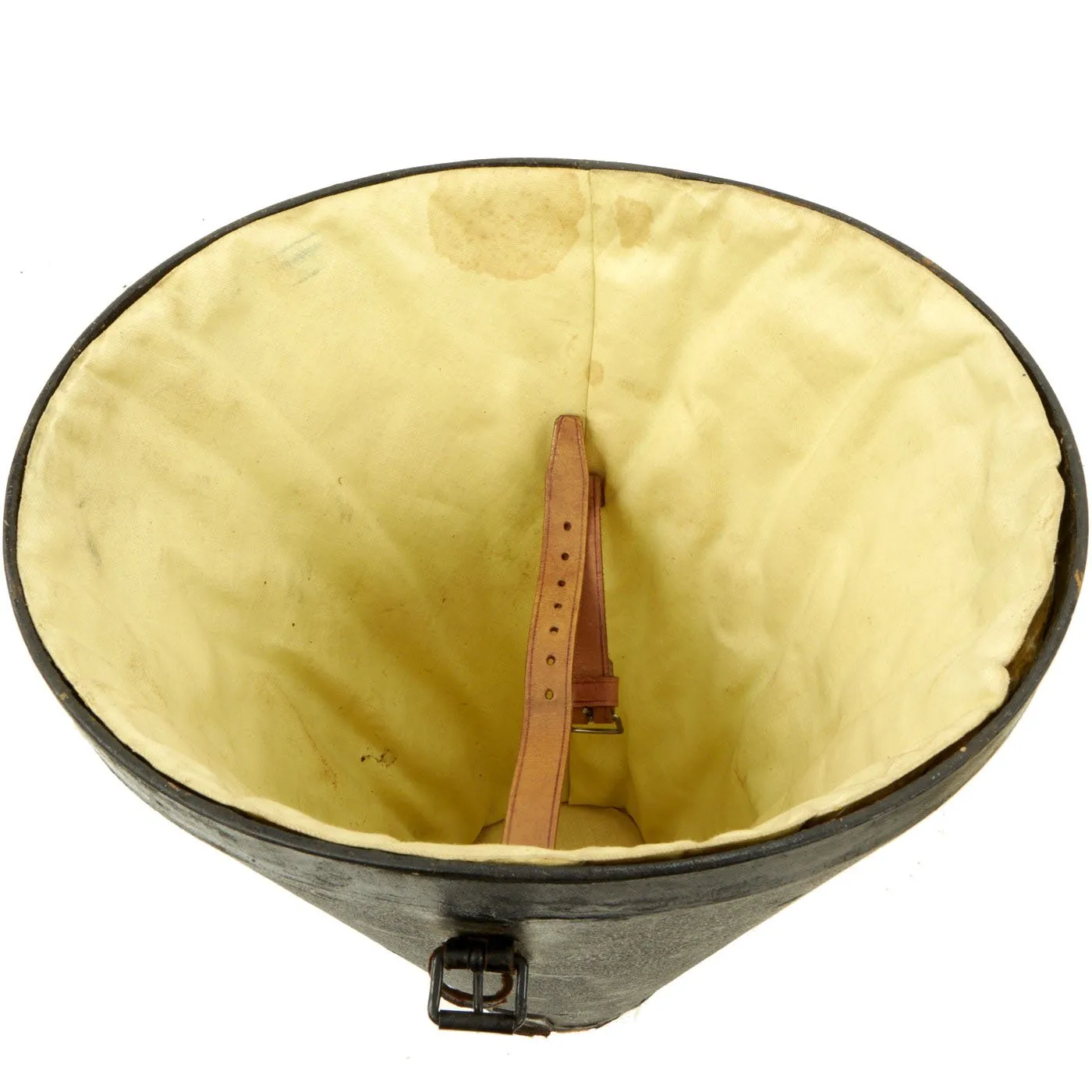 Original Magnificent Swedish Named Royal Guard M1845 Pickelhaube Spiked Leather Helmet with Transit Case