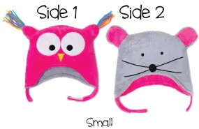 Owl/Mouse Winter Flip Hat