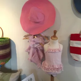 Pink Monogrammed Hat
