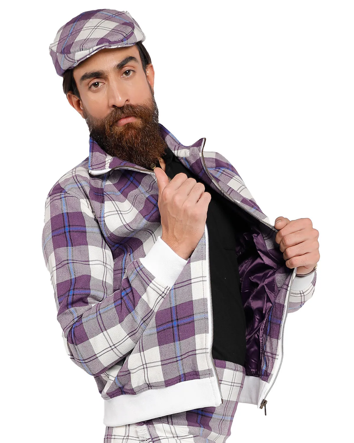 Plaid Flat Cap