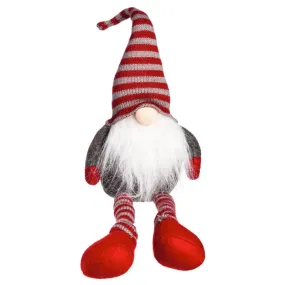 Plush Sitting Little Santa Gnome