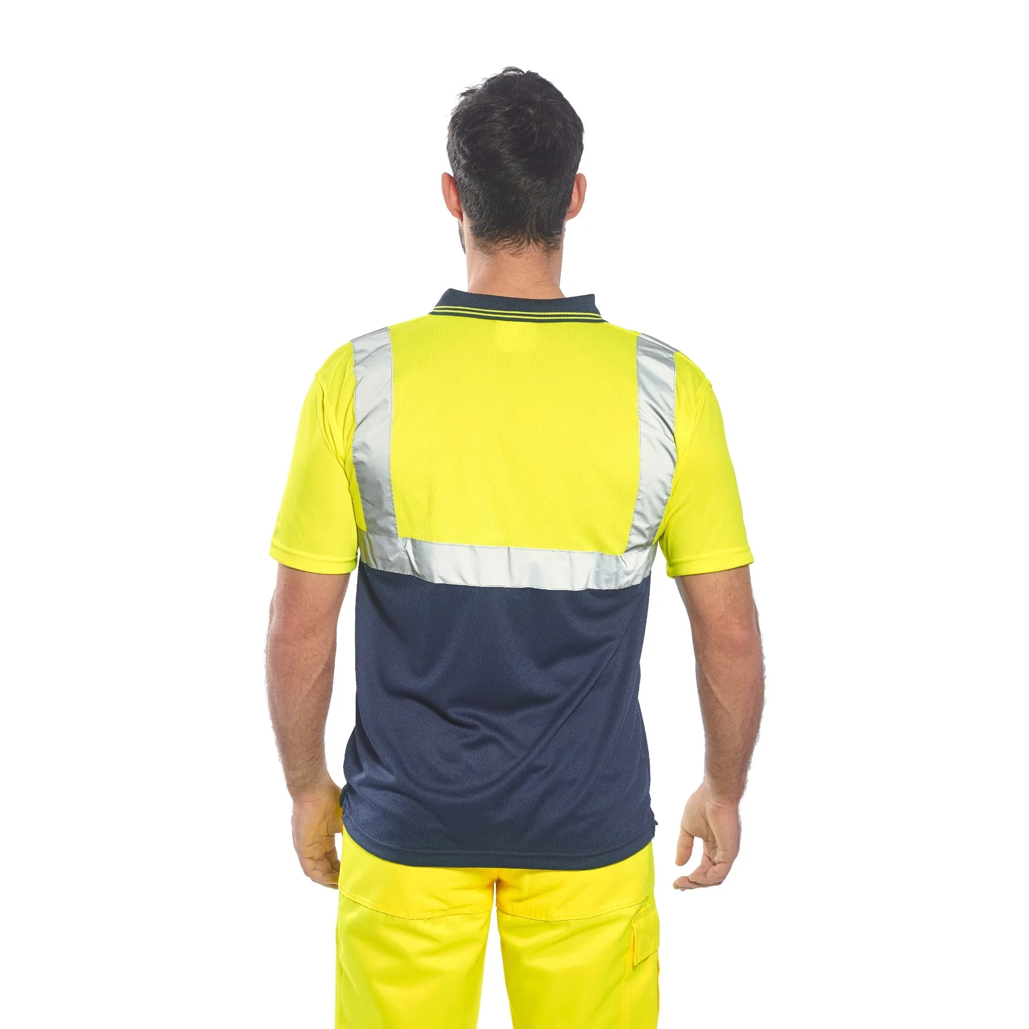 PORTWEST® Two Tone Hi Vis Polo Shirt - ANSI Class 1 - S479