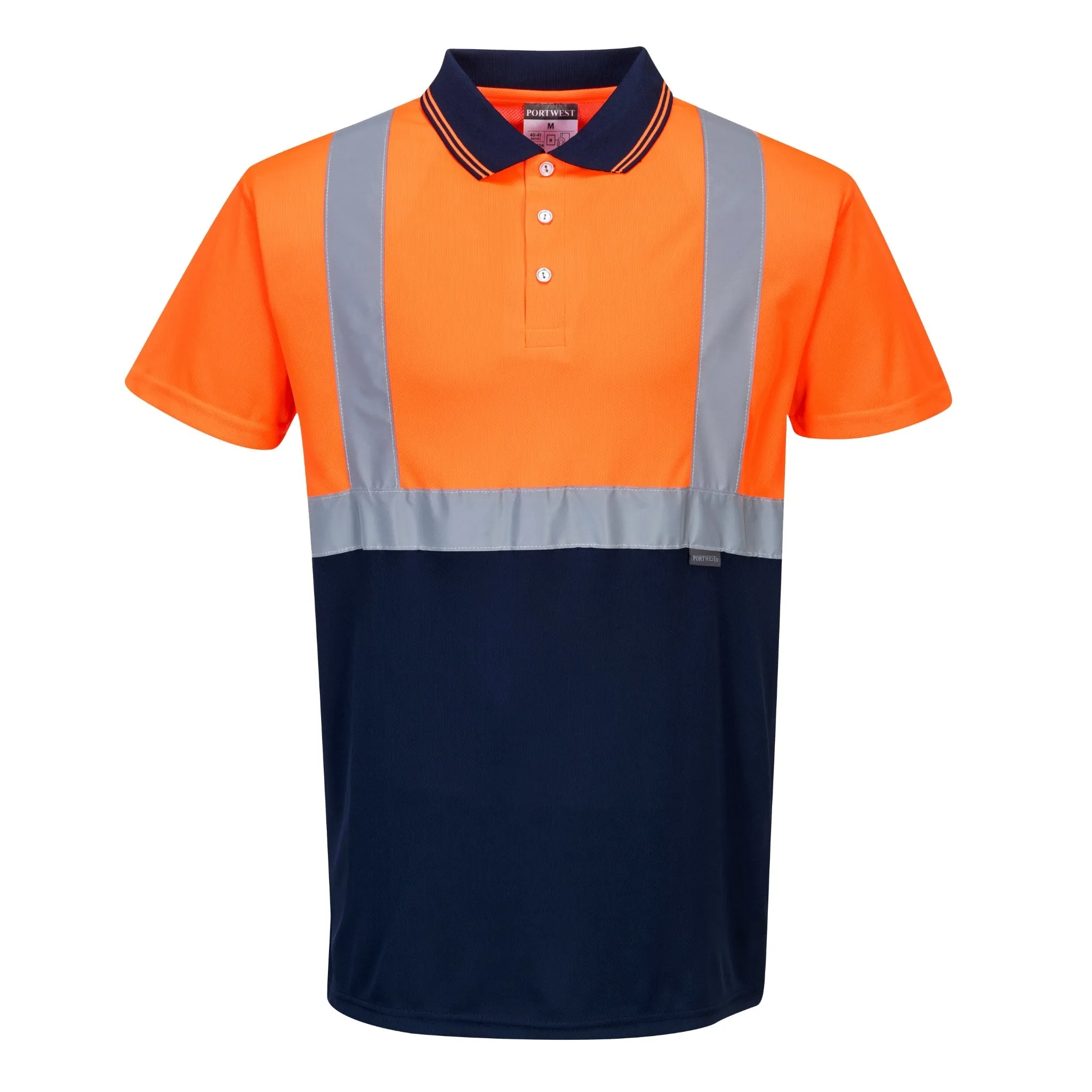 PORTWEST® Two Tone Hi Vis Polo Shirt - ANSI Class 1 - S479