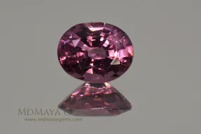 Purple Red Spinel. Oval cut. 1.66 ct.  Beautiful Gem!