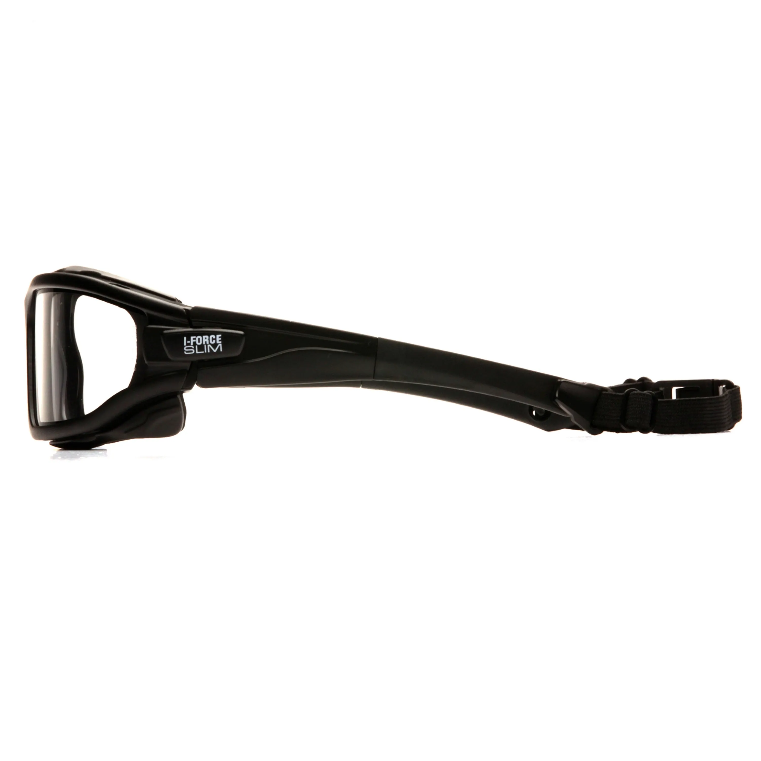 Pyramex I-Force Goggle, Dual Clear Anti-Fog Lens with Interchangable Temples & Strap