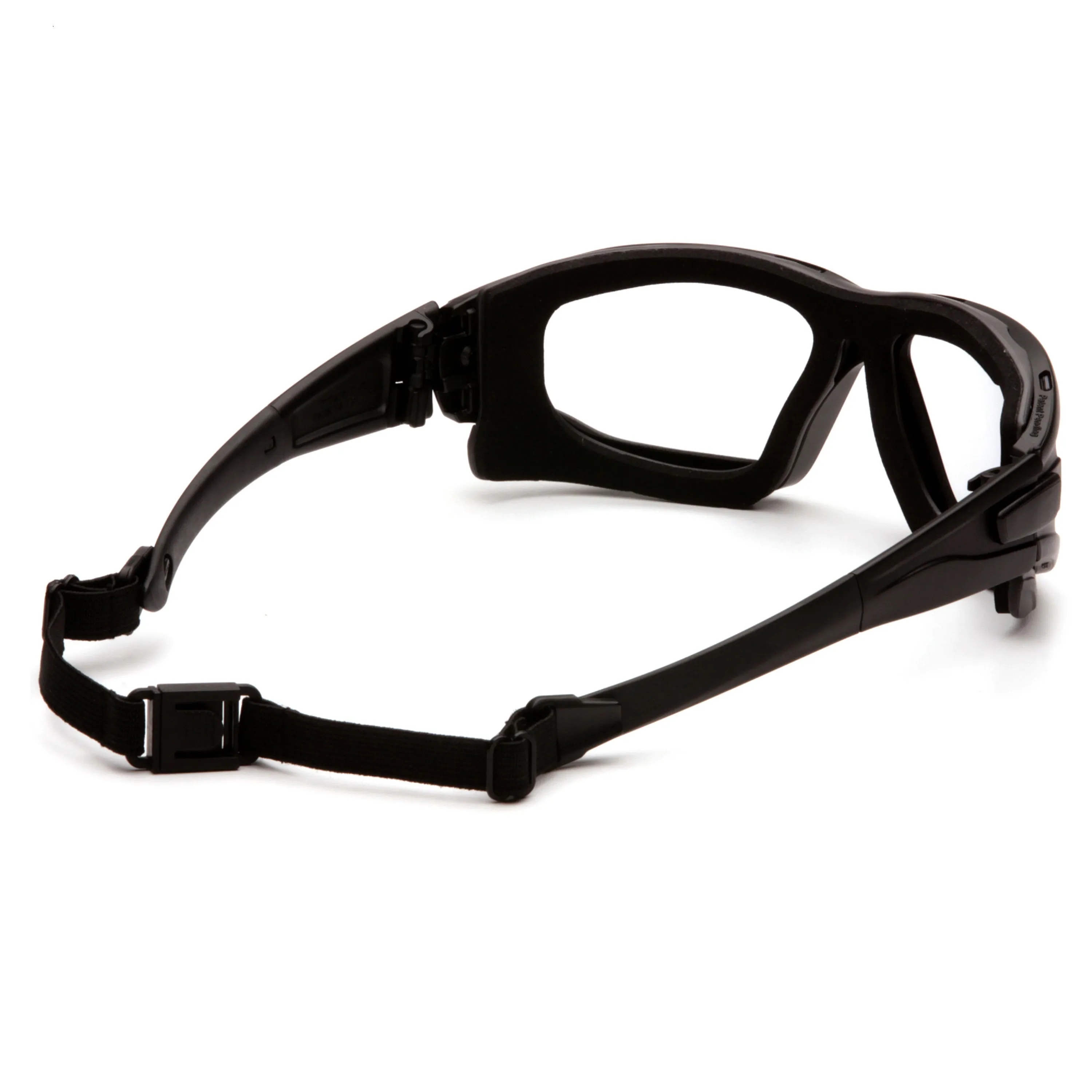 Pyramex I-Force Goggle, Dual Clear Anti-Fog Lens with Interchangable Temples & Strap