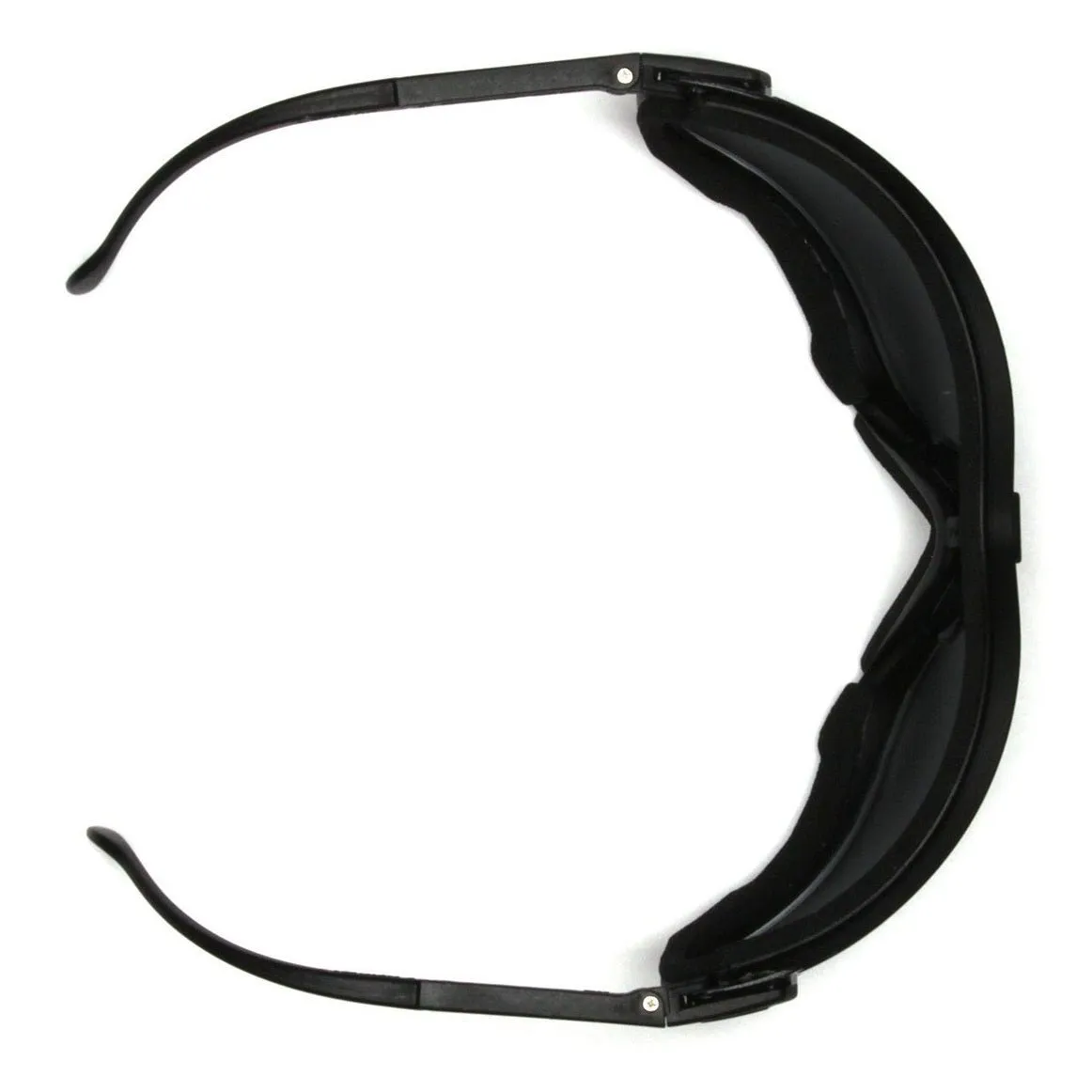 Pyramex V2G Hybrid Safety Glasses/Goggle with Interchangable Temples and Head-Strap, H2X Anti-Fog Coating