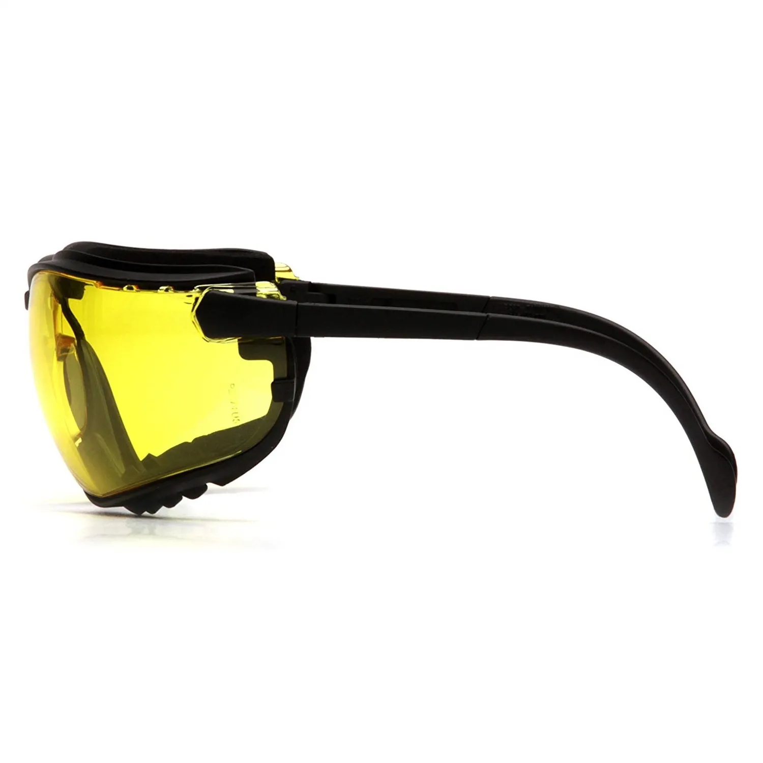 Pyramex V2G Hybrid Safety Glasses/Goggle with Interchangable Temples and Head-Strap, H2X Anti-Fog Coating