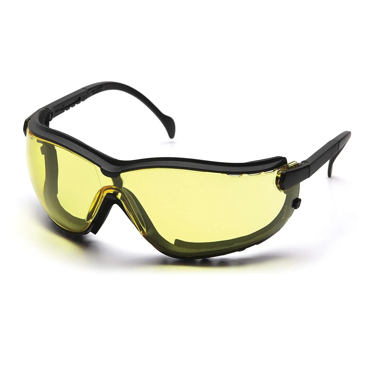 Pyramex V2G Hybrid Safety Glasses/Goggle with Interchangable Temples and Head-Strap, H2X Anti-Fog Coating