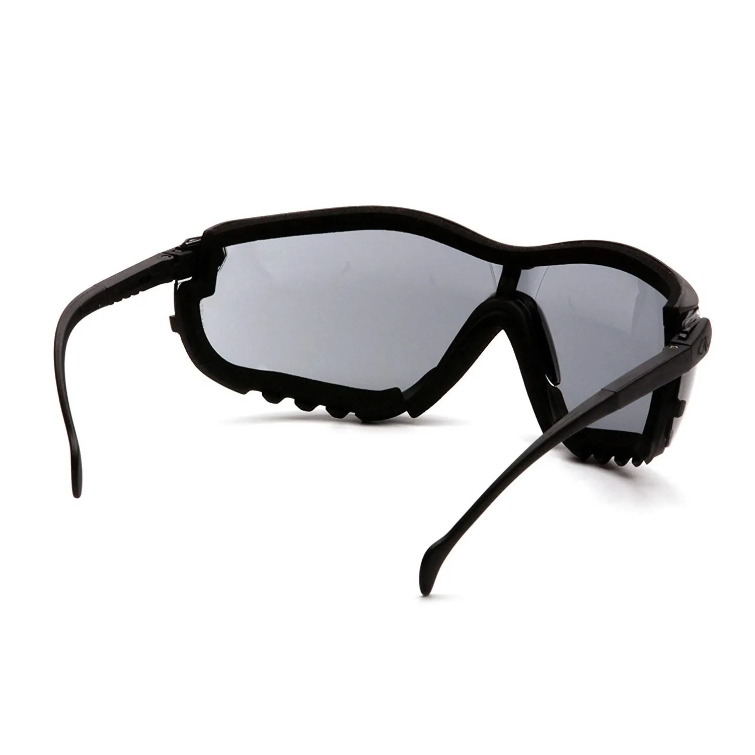 Pyramex V2G Hybrid Safety Glasses/Goggle with Interchangable Temples and Head-Strap, H2X Anti-Fog Coating