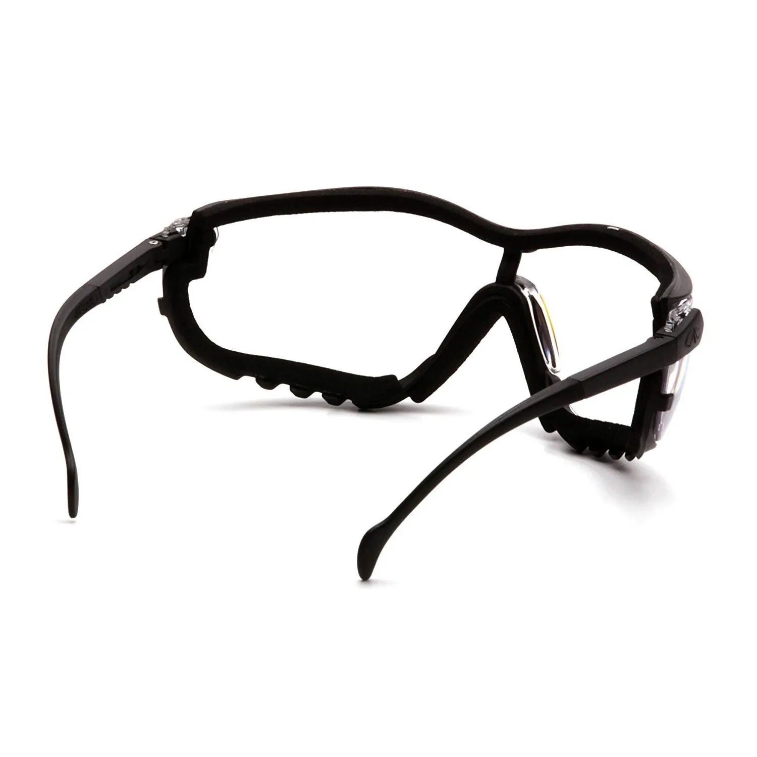 Pyramex V2G Hybrid Safety Glasses/Goggle with Interchangable Temples and Head-Strap, H2X Anti-Fog Coating