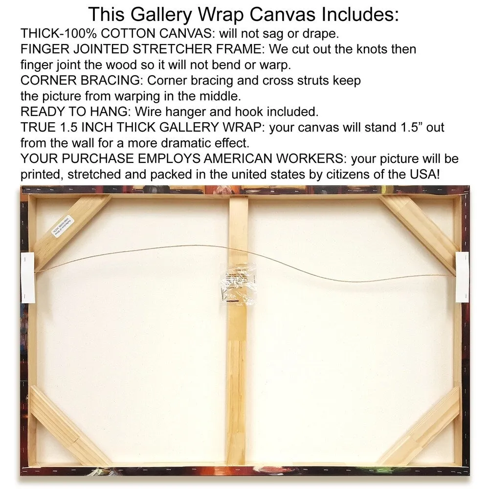 "Carnival" by Randy Titchenal, Print on Canvas, Ready to Hang