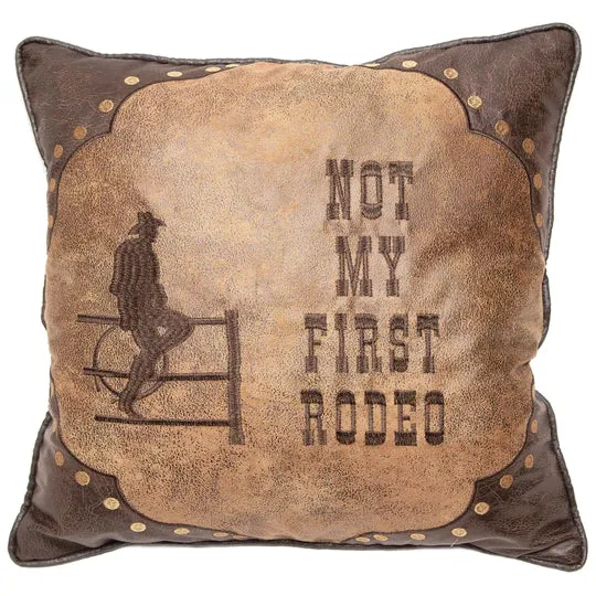 "Not My First Rodeo" Accent Pillow